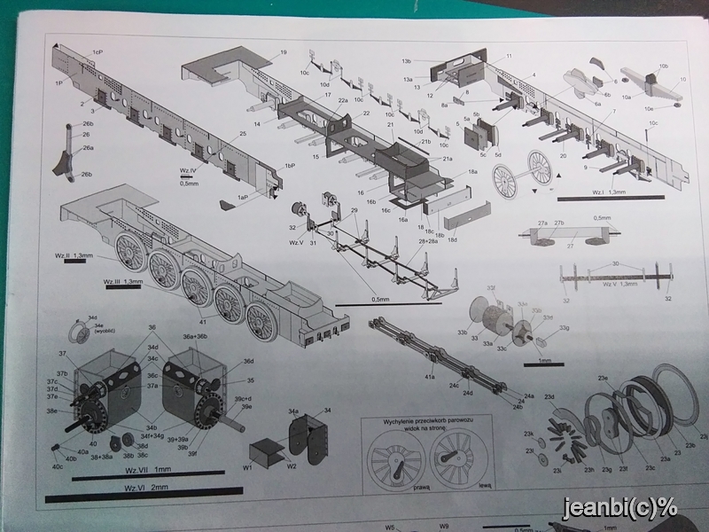 chassis locomotive TW1-G10